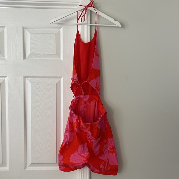 STAUD Georgia Floral Backless Romper Size 2 - Picture 4 of 8